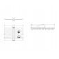 ISP Suport pantaloni central 409 extractibil,20 perechi,gri